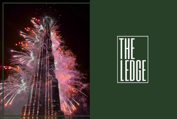 The Ledge Rooftop Bar Burj Khalifa View