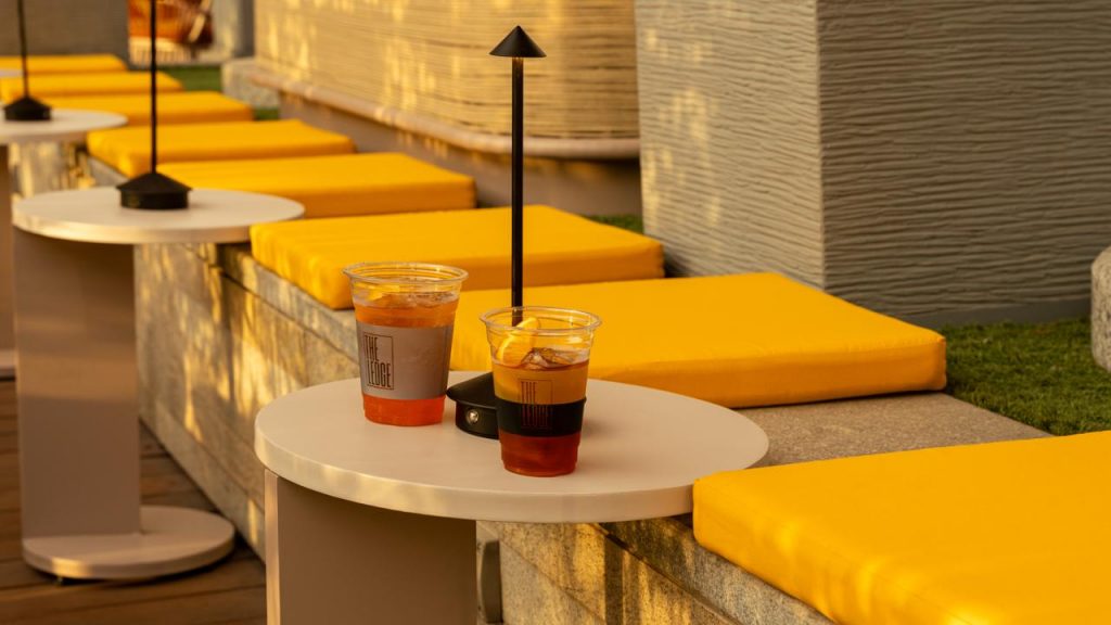 The Ledge Rooftop Bar with Burj Khalifa View