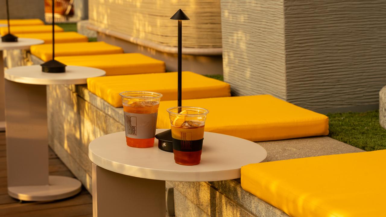 The Ledge Rooftop Bar with Burj Khalifa View