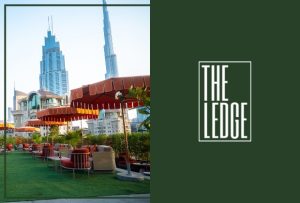 The Ledge Rooftop Bar with Burj Khalifa View
